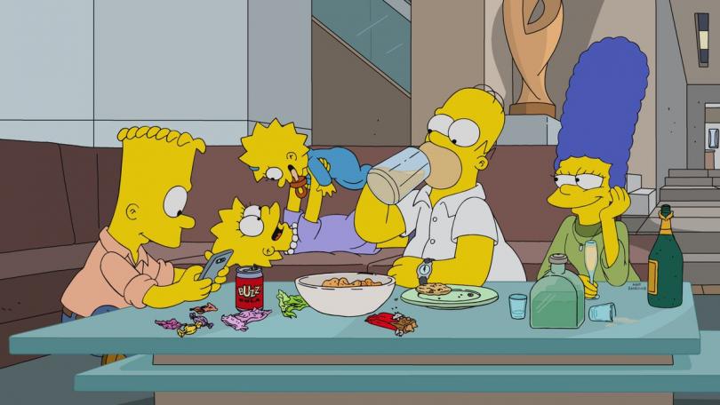 The Simpsons in Parasite Mode