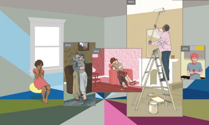 la BD Ici, de Richard McGuire