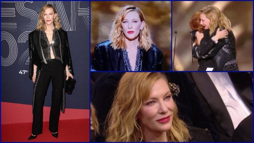 Cate Blanchett very moved by receiving her Honorary Cesar