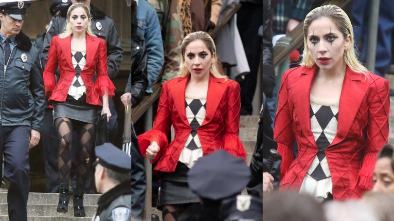 Premières images de Lady Gaga en costume sur le tournage de Joker : Folie à Deux
